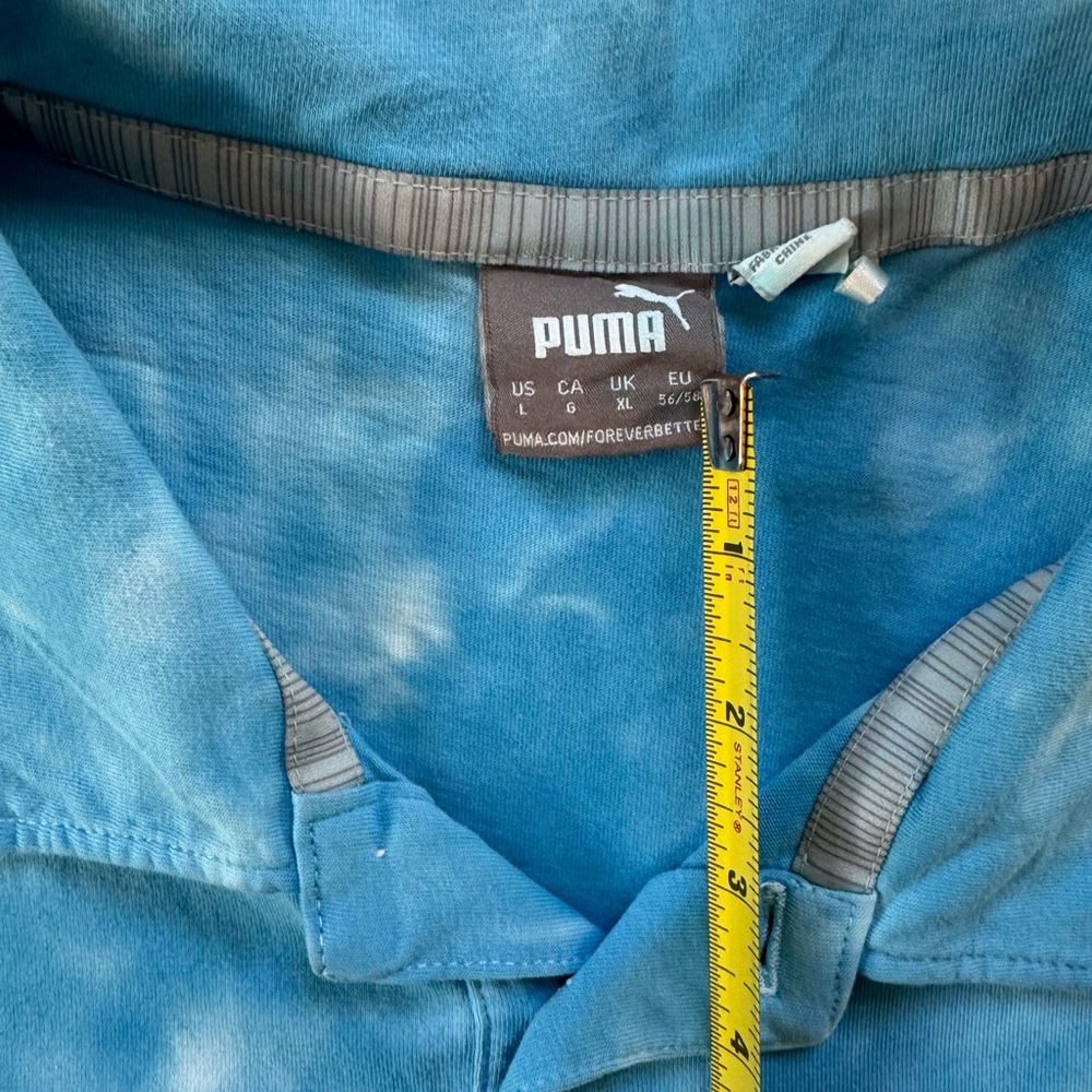 Puma Tye Dye Golf Shirt Large - Picture 4 of 5